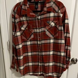 Men’s Wrangler Western Plaid Snap Flannel